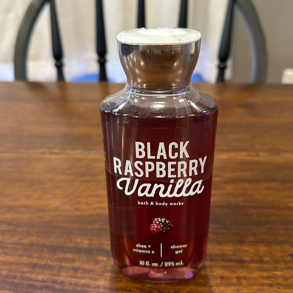 🖤NWT Bath & Body Works Black Raspberry Vanilla Shower Gel